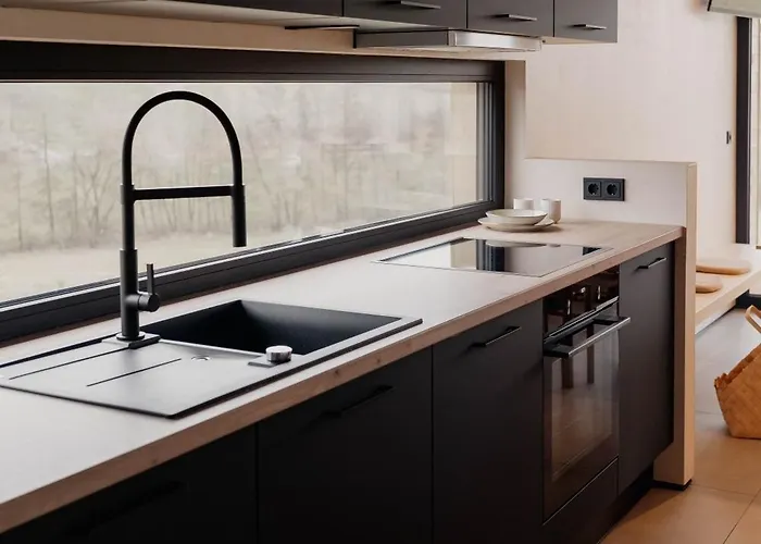 Dağ evi Huettenchalets Rhoen