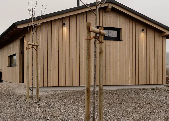 Dağ evi Huettenchalets Rhoen