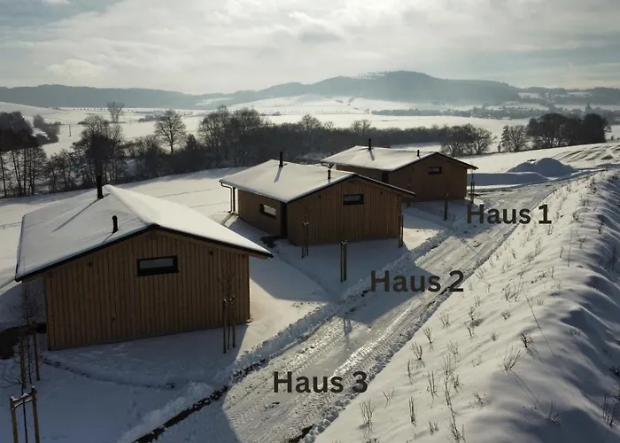 Dağ evi Huettenchalets Rhoen *